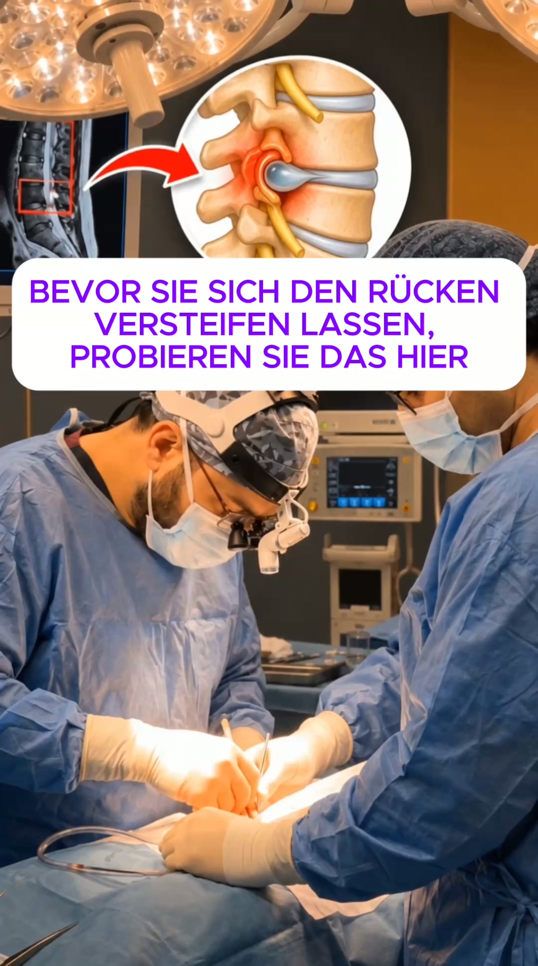 Stenose-OP vermeiden?