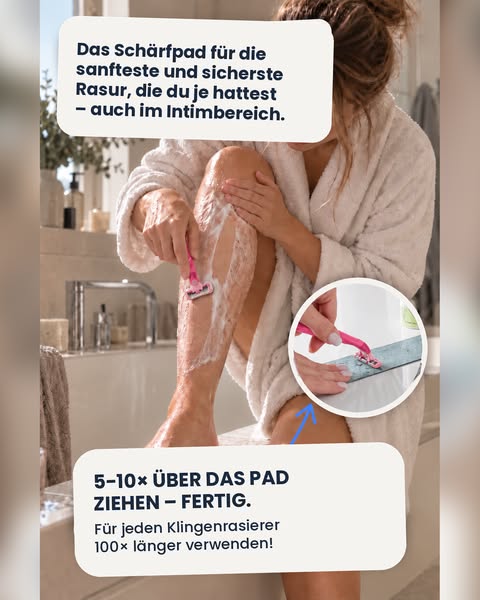 Klingenschärfer für jeden Rasierer