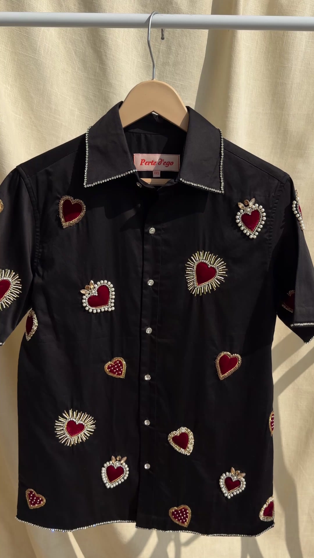 Velvet Hearts Applique Shirt