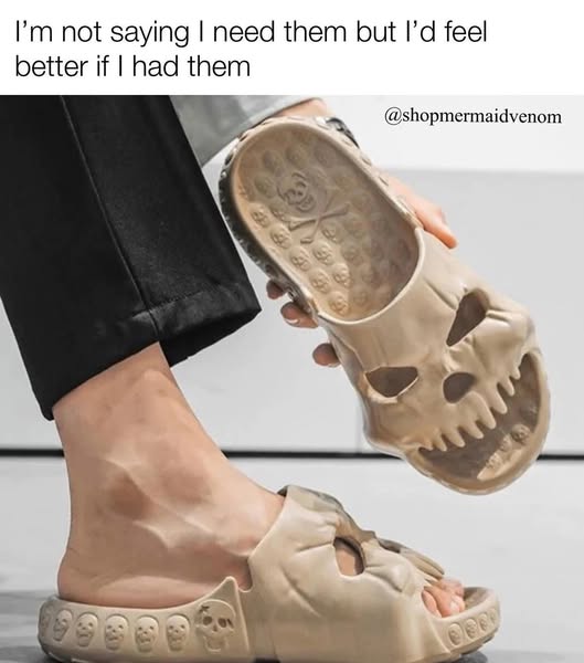 Skull Society Slides - Mermaid Venom