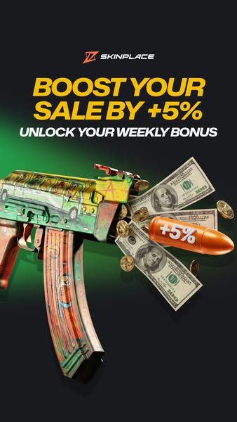 Weekly bonus active on all your next sales on SkinPlace
