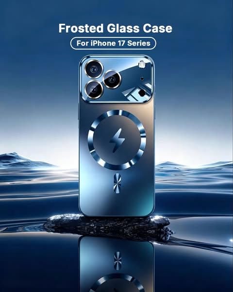 iPhone Frosted Glass Magnetic Case