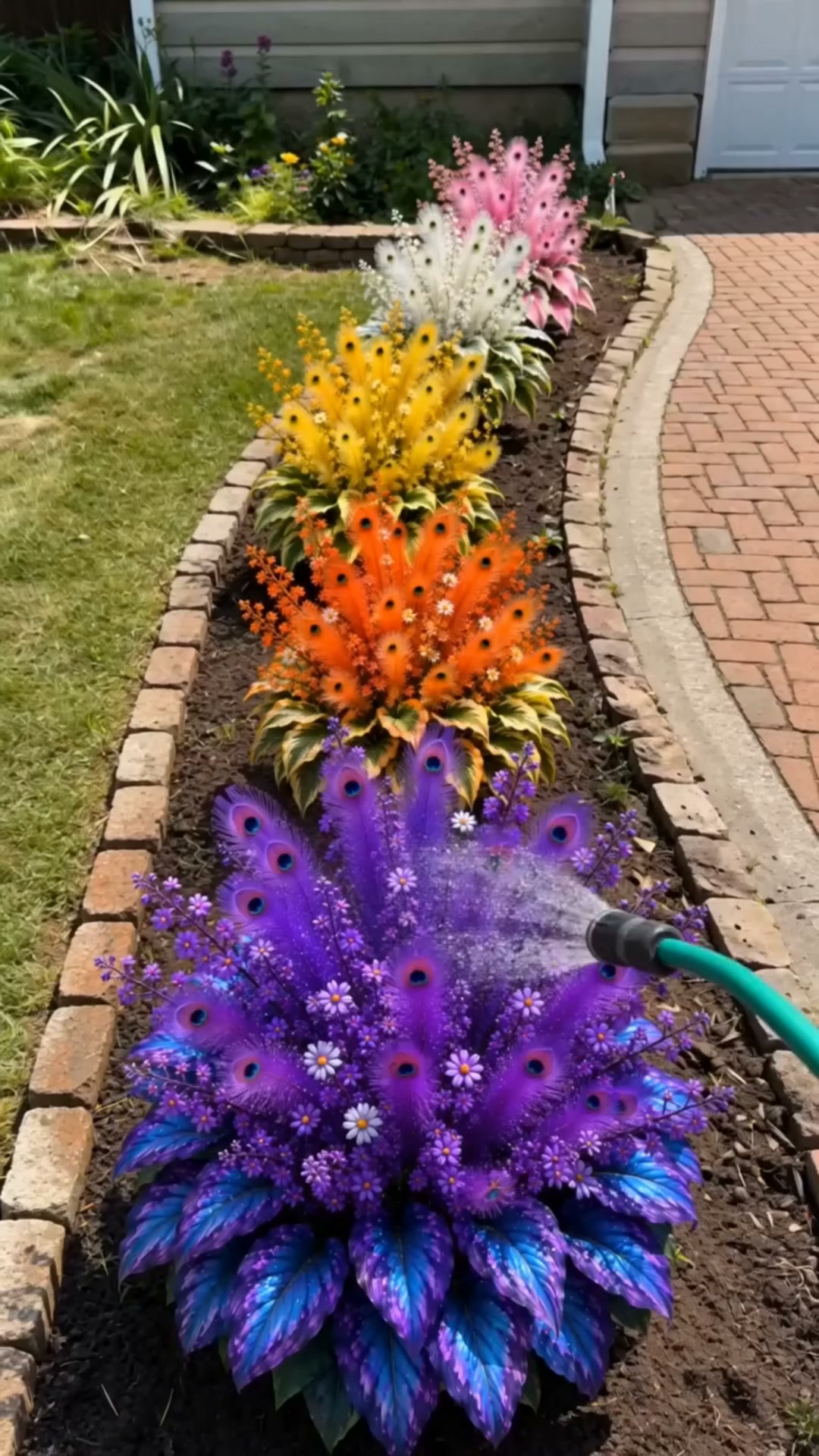 Your Garden = BORING Green & Nothing Else?! Those Shady Spots Are EMPTY & UGLY?! PEACOCK FLAME Hosta = EXPLOSION Of Color!