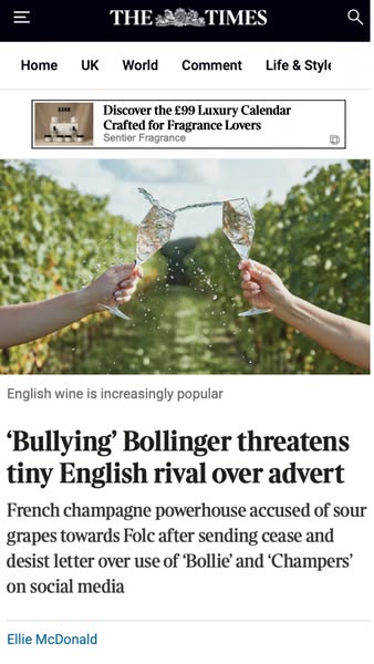Discover the joy of English sparkling rosé