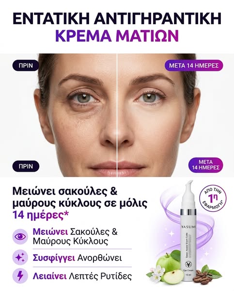 Δραστική Αντιγήρανση Ματιών