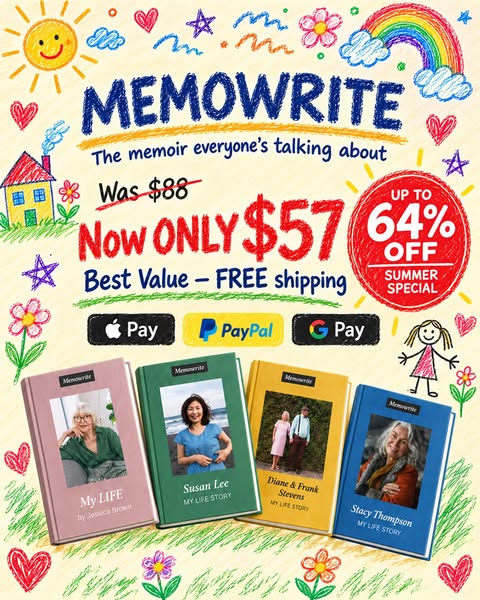 Autumn Sale – 64% Off. Your Story Can't Wait.