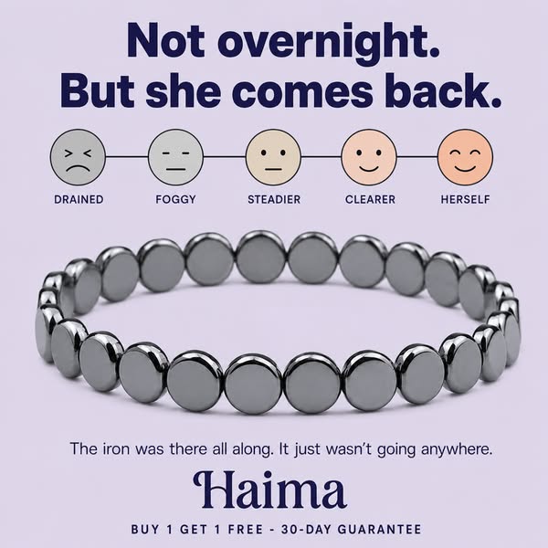 Haima Hematite Bracelet for Women | Natural Iron Oxide