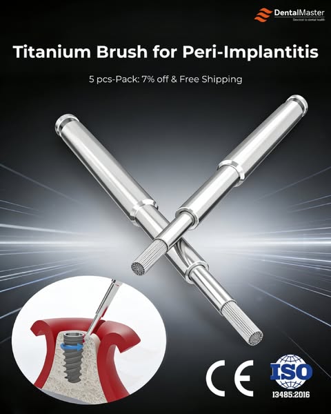 Titanium Brush for Peri-Implantitis