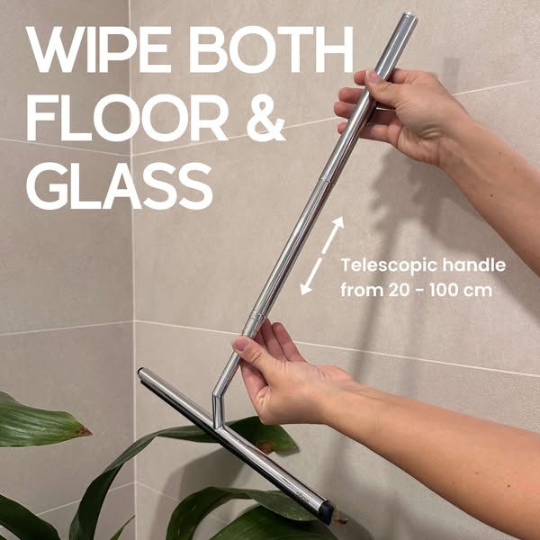 Easy Floor & Glass Wiping (2 in 1)
