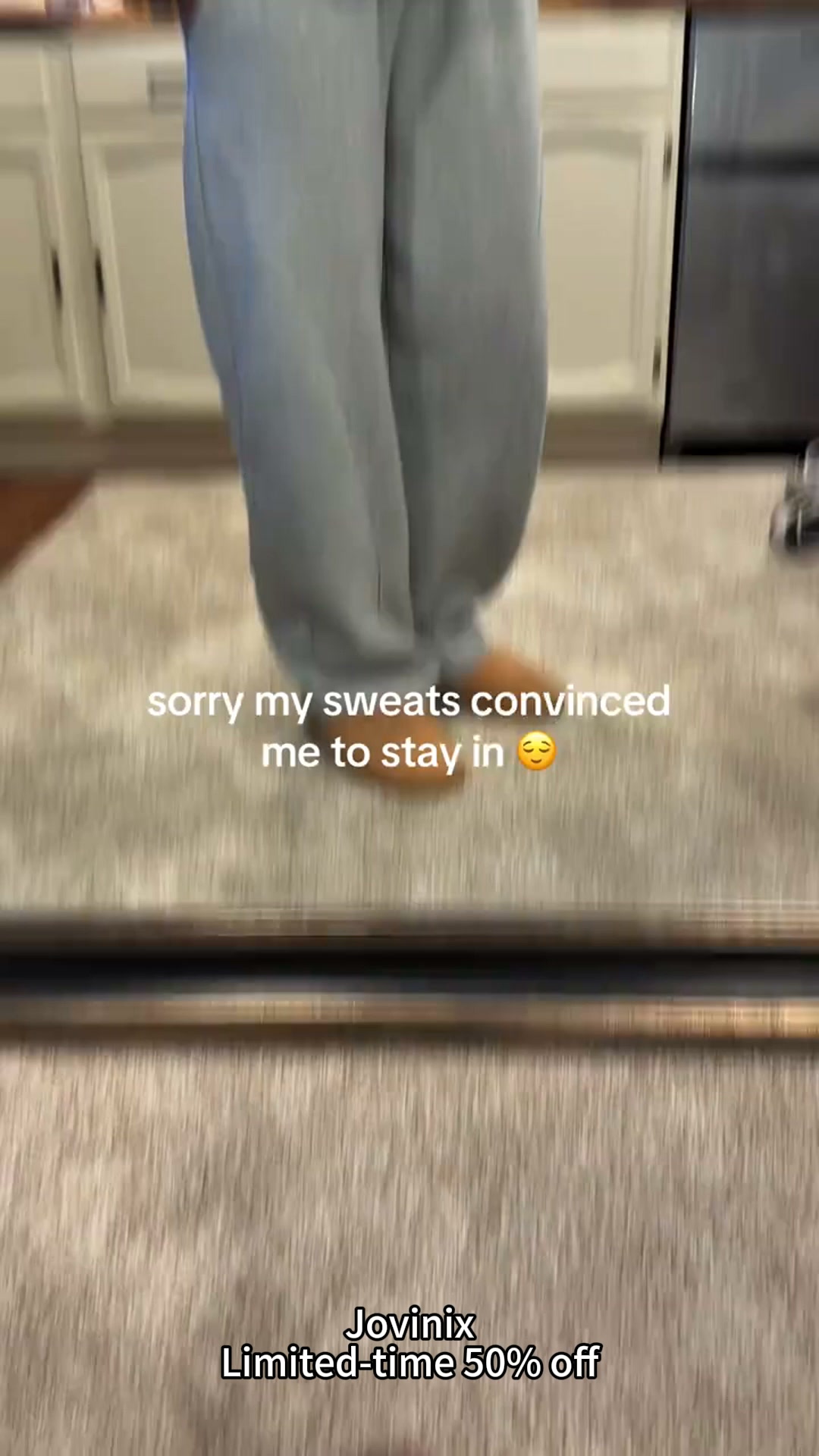 Grab these wide-leg sweatpants now at 50% OFF