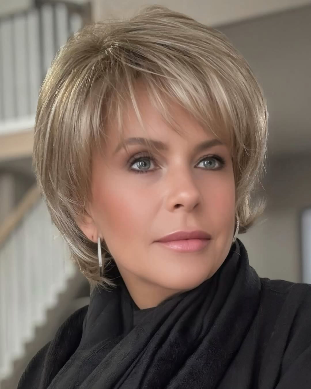 Soft Layered Bob, Feathered Bangs