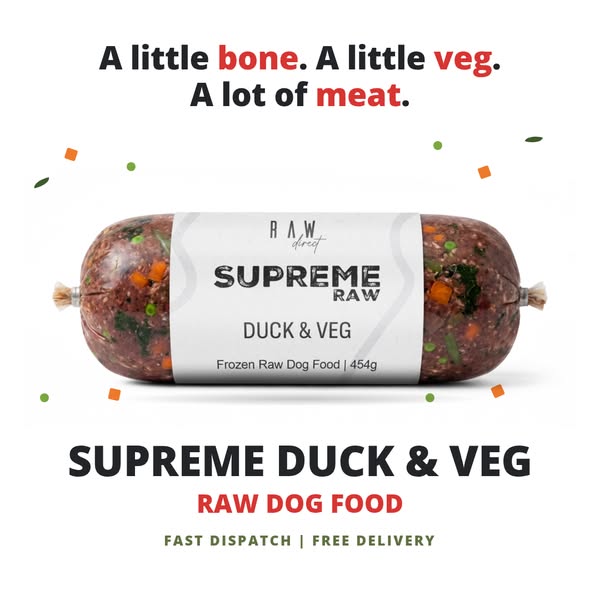 Supreme Duck & Veg Raw Dog Food