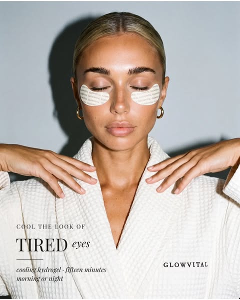 Cool the look of tired eyes