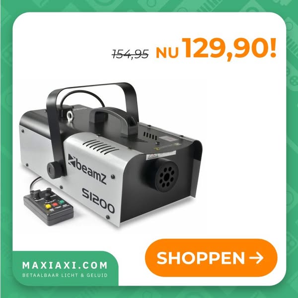 BeamZ S1200 MKII rookmachine 1200 watt