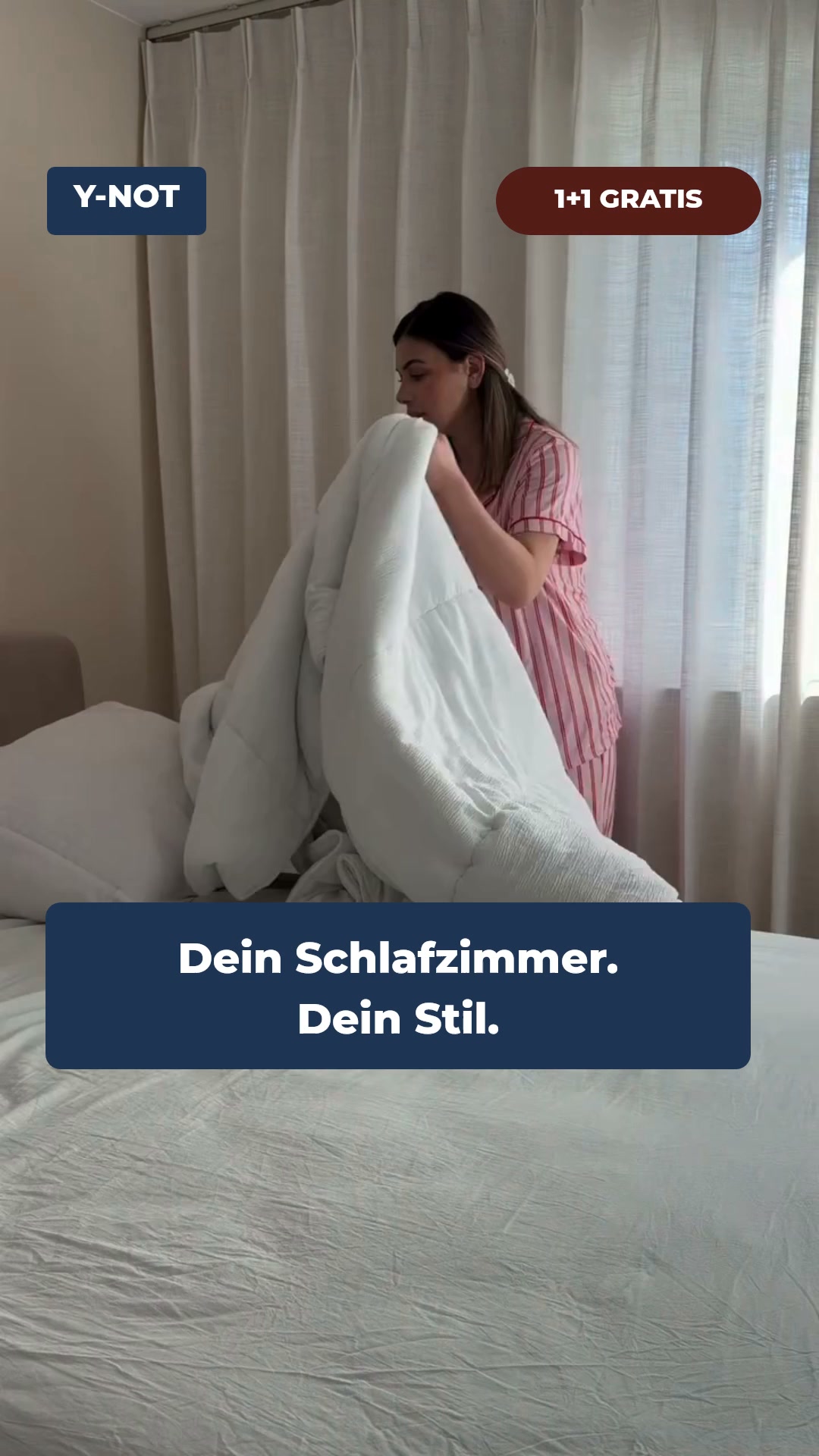 Neuer Look fürs Bett – 1+1 GRATIS