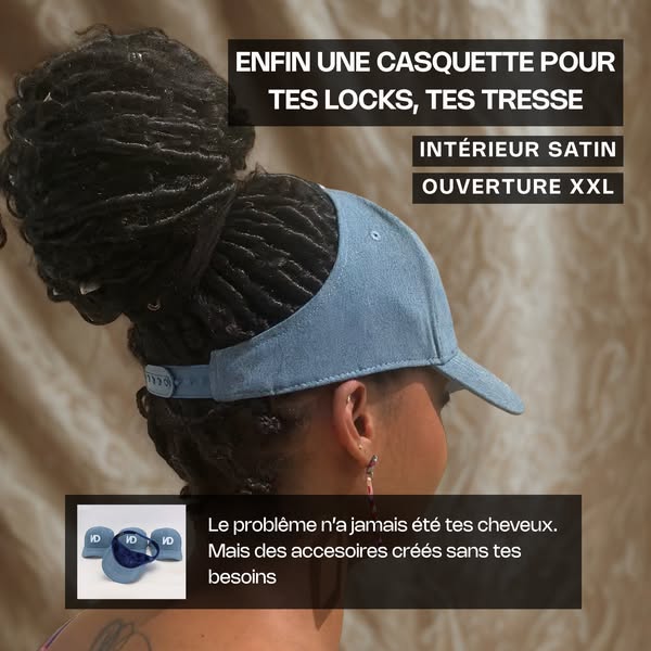 Enfin une casquette pour vos locks