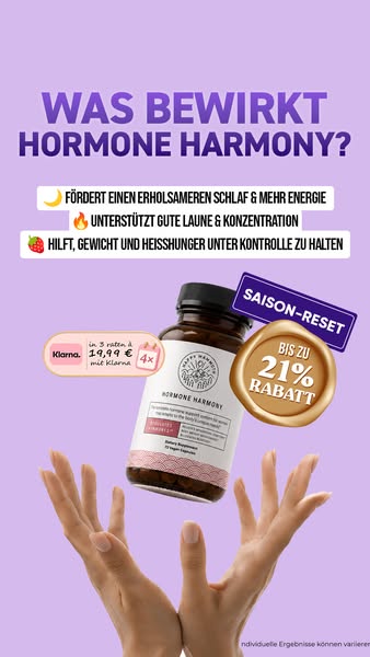Bis zu 21% Rabatt auf Hormone Harmony