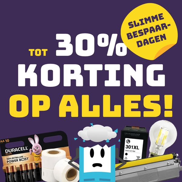 Tot 30% extra korting!