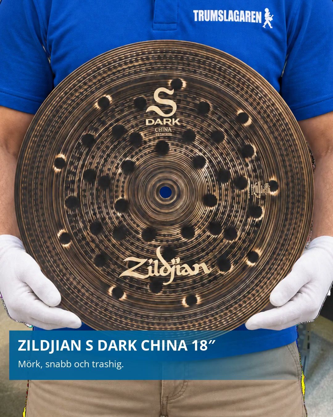 18" Zildjian S Dark China - Raw