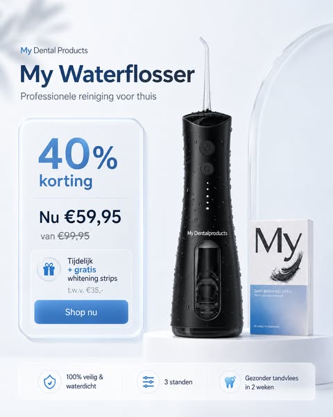 40% korting + gratis whitestrips