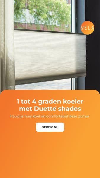 Een koele zomer met Duette® shades