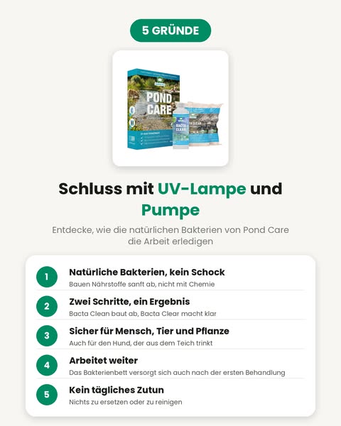 Klares Wasser 100% Natürlich