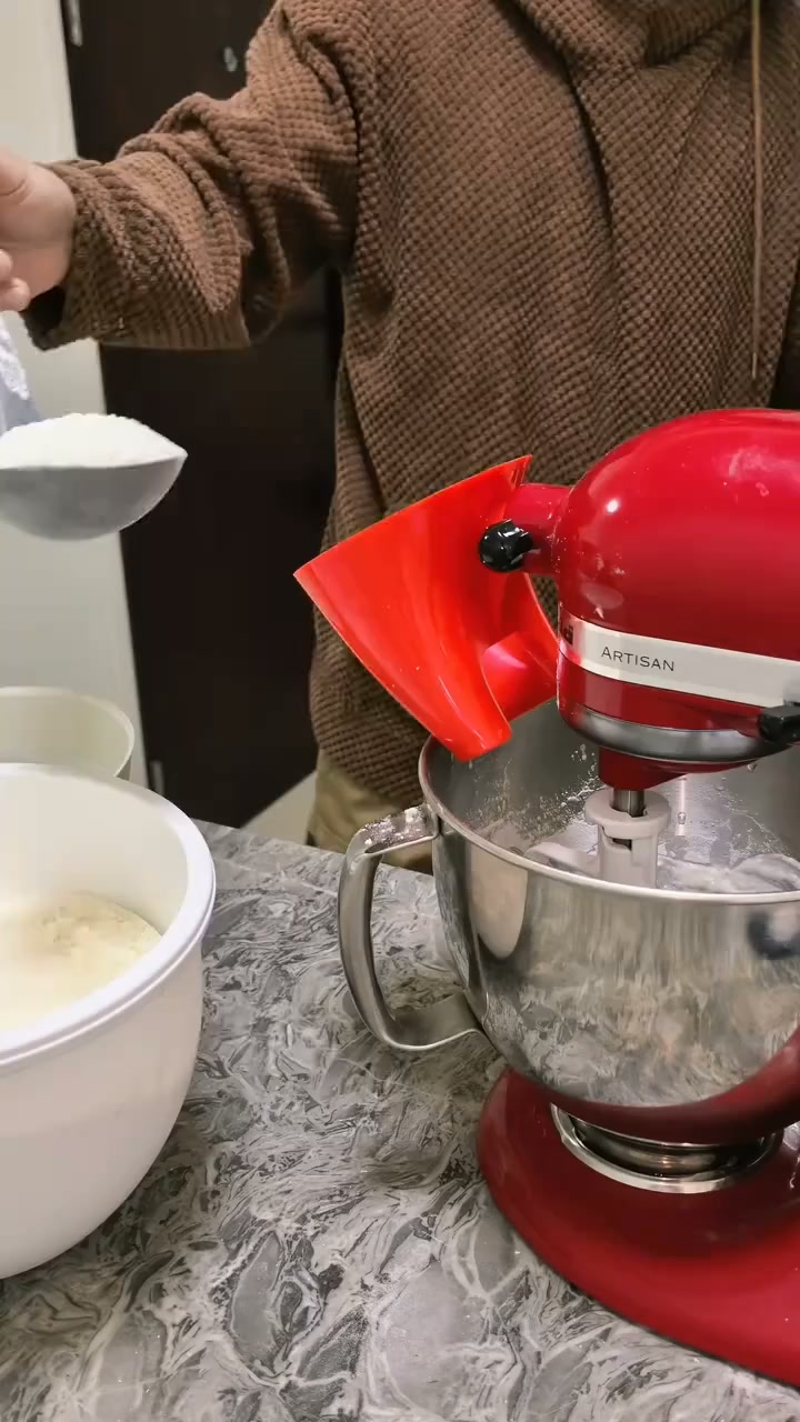 Flour Funnel for Kitchen Aid Stand Mixer