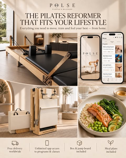 POLSE Reformers - Built for Homes & Pilates Studios