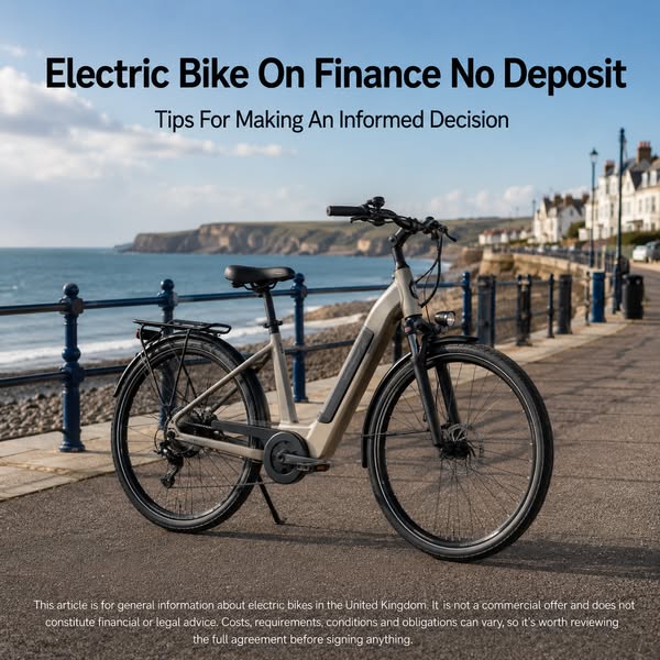 Electric Bike On Finance No Deposit