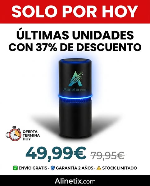 Nota la diferencia en tu ambiente