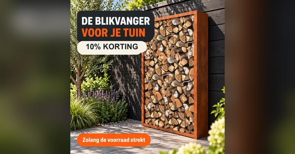 10% korting op houtopslagen