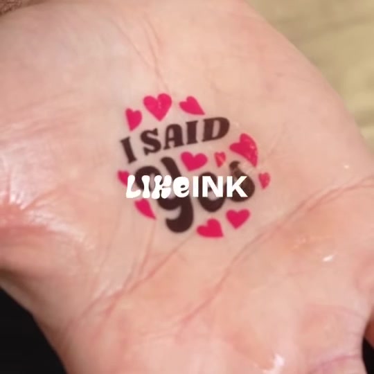 Midlertidige tatoveringer med eget design