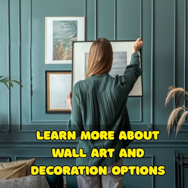 Learn more about wall art and decoration options