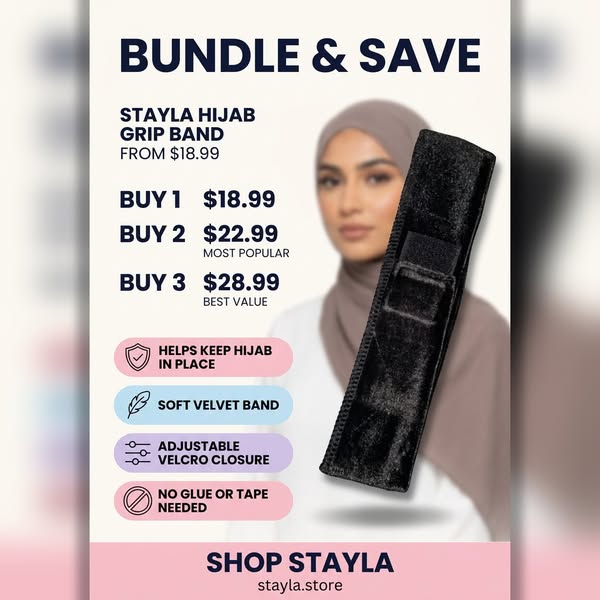 Say Goodbye to Slipping Hijabs
