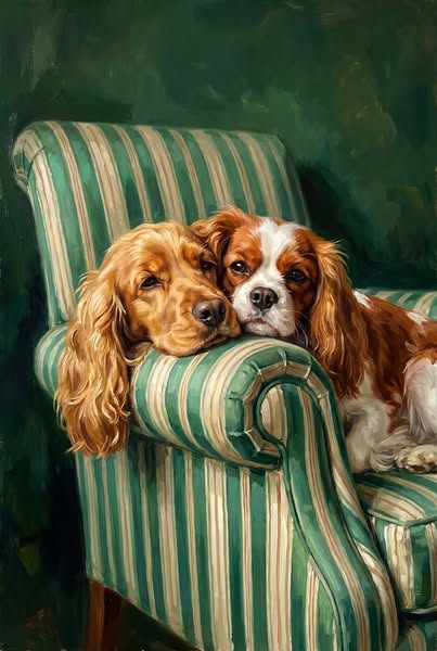 One Frame. Both Dogs.