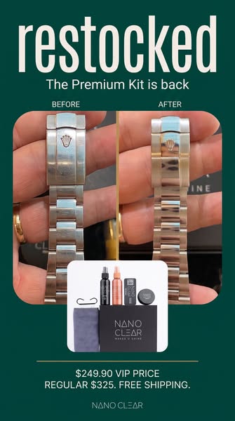 Renew, Clean & Protect Your Luxury Watch