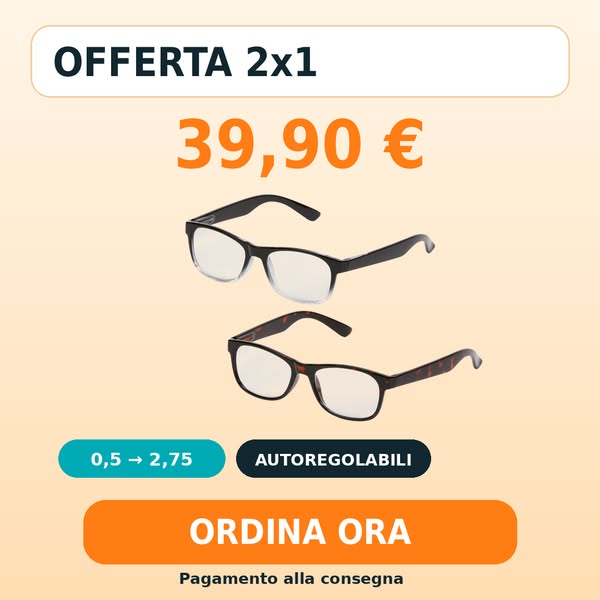 Dì addio al cambio continuo di occhiali!