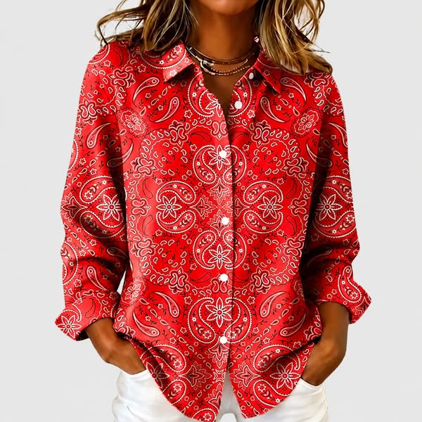 Blusa Paisley Elegante para Mujer