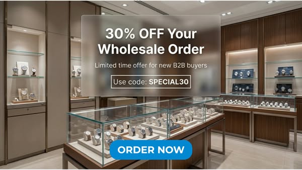 Unlock Wholesale Watches at 30% Off