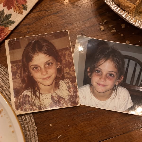 Three generations, same eyes. Here's what we finally learned