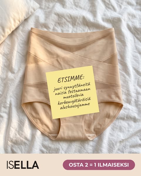 Litteä vatsa ensimmäisestä päivästä