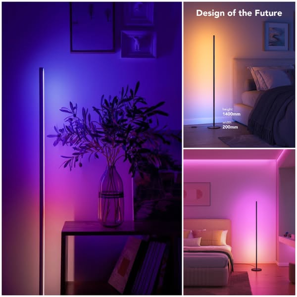 Govee RGBICW Smart Corner Floor Lamp