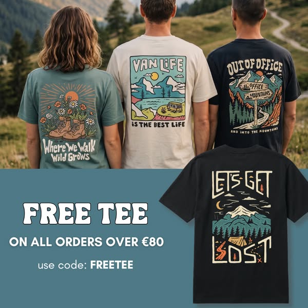 Free Tee on Orders Over €80