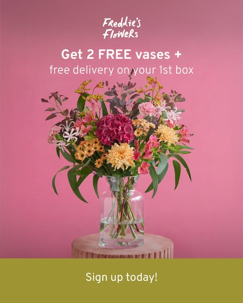 Claim FREE Vase Starter Set