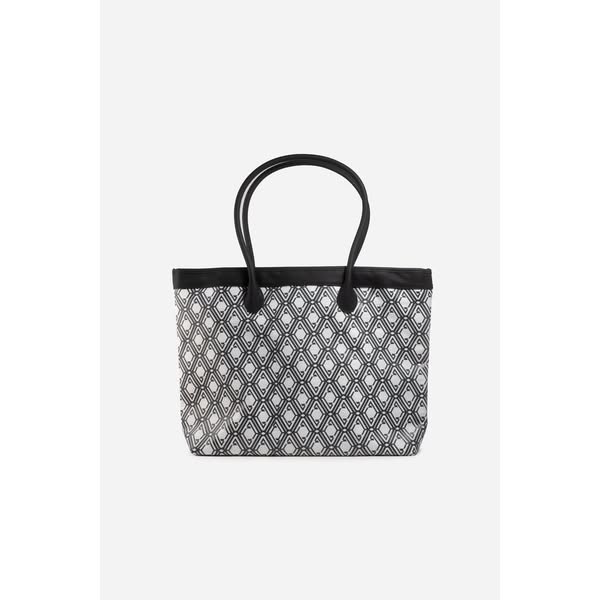 Monogram Tote Bag - Night Black