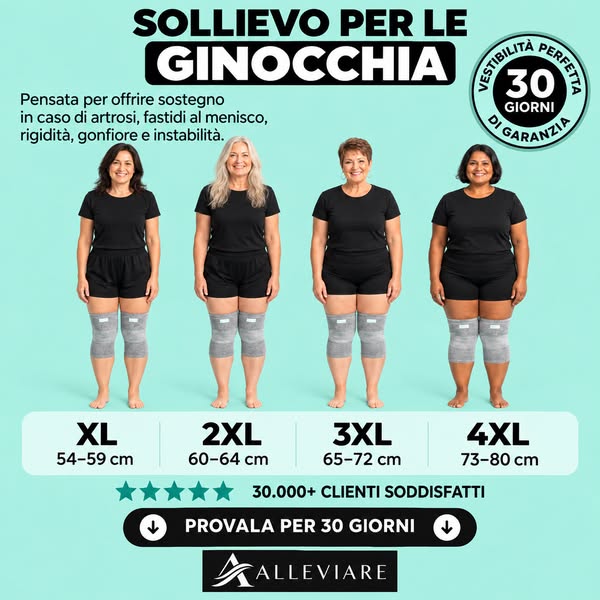 Dai sollievo al tuo ginocchio