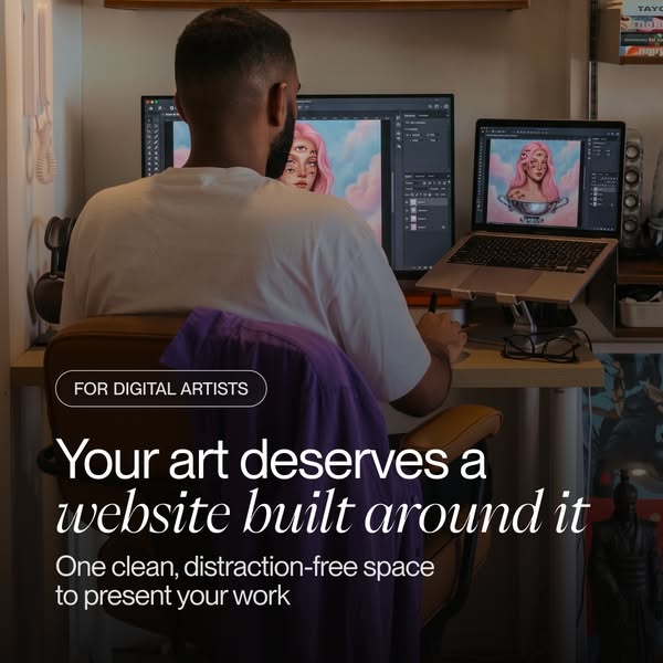 Professional Portfolio Website and Storefront for Digital Artists — Digital Original
