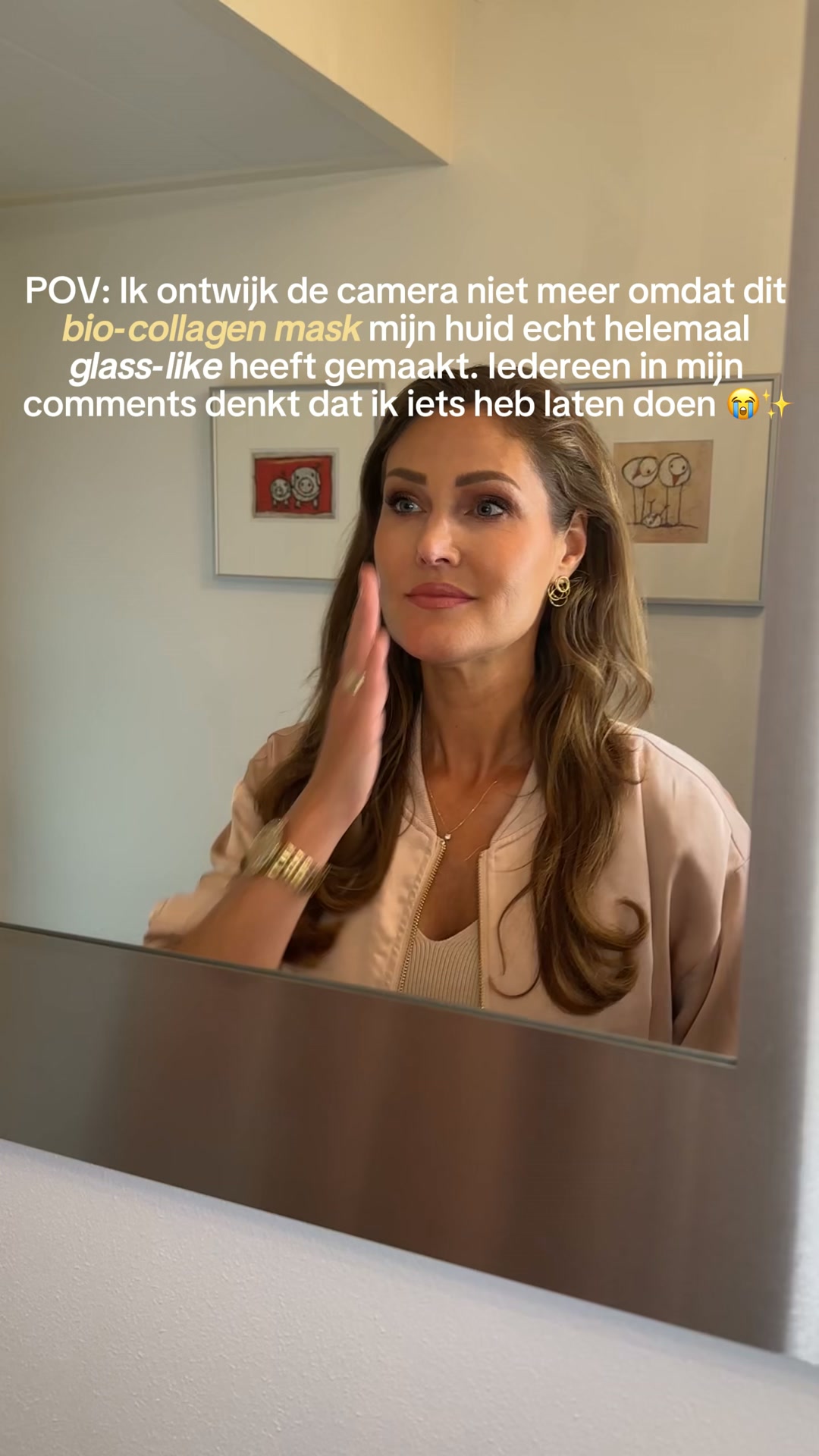 Zie het verschil na slechts 1 collageen masker.