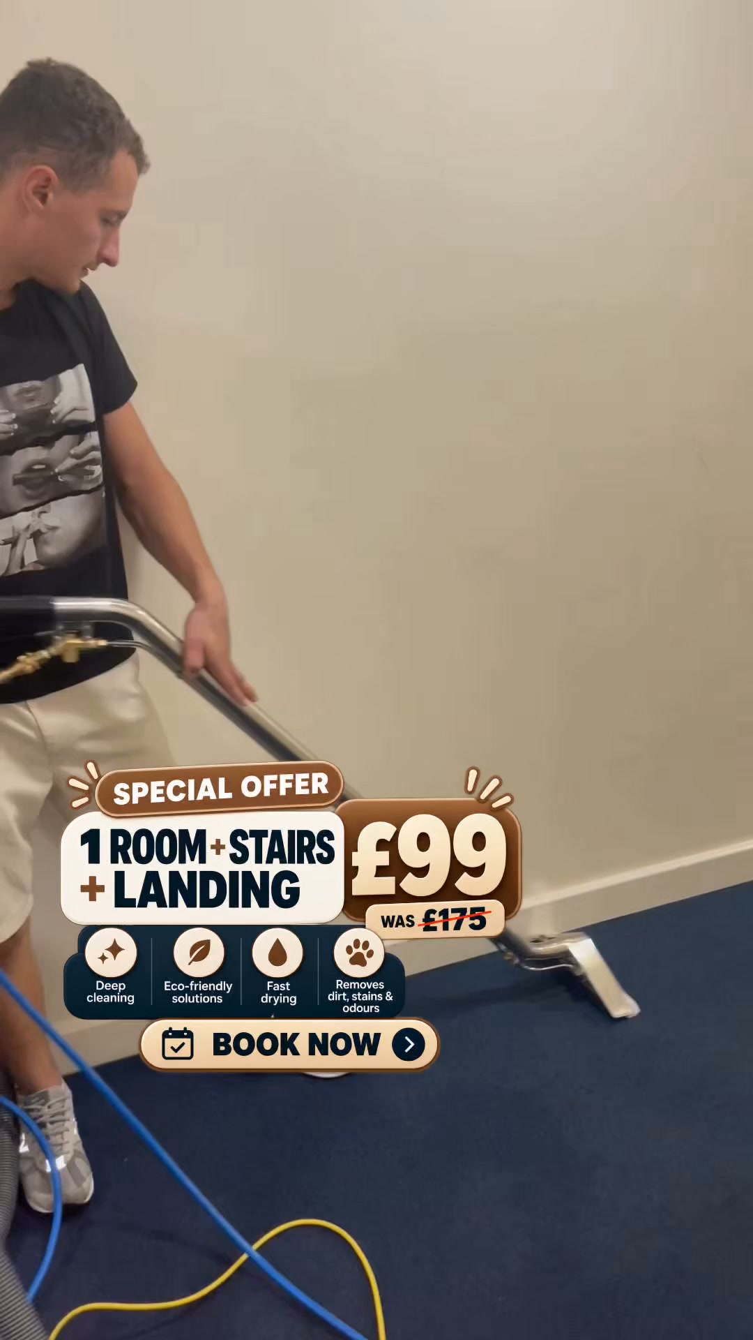 1ROOM + STAIRS + LANDING — ONLY £99 SEPTEMBER SPECIAL!