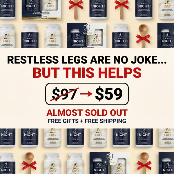 Restless legs are no joke. But this helps.